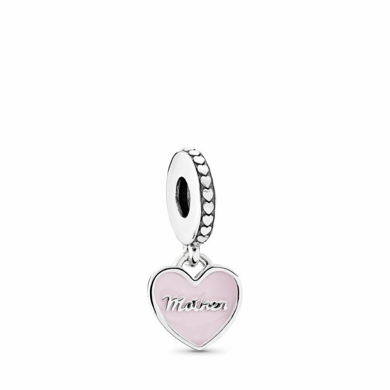 Pandora Australia Mother & Daughter Hearts Dangle Charm - Sterling Silver | RKPNMF913